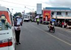Sat-Lantas-Polres-Flotim,-Himbauan-dan-Sosialisasi-Tertib-Berlalu-Lintas-Serta-Patuhi-Prokes