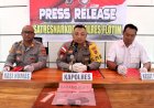 Polres-Flotim-Gelar-Press-Release-Kasus-Ganja,-Dua-Pelaku-Diamankan