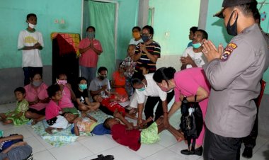 Dalam-Rangka-Hari-Bhayangkara-Ke-74,-Polres-Flotim-Laksanakan-Anjangsana