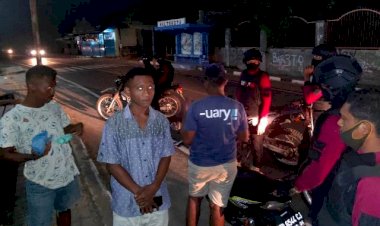 Pana-Elang-Polres-Flotim,-Patroli-Amankan-Situasi-Kota-Cegah-Gangguan-Kamtibmas