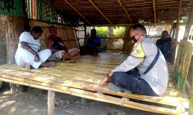 Bhabinkamtibmas-Bripka-Andreas-Laga-Himbau-Warga-Binaan-Cegah-Karhutla