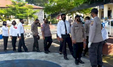 Peduli-Covid-19,-Urkes-Polres-Flotim-Rutin-Lakukan-Screning-Kepada-Personel-Polres-Flotim