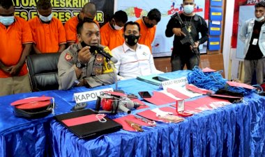 Press-Release-:-Polres-Flotim-Kembali-Ungkap-Kasus-Pencurian