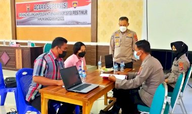 Dalam-Rangka-Persamaan-Persepsi-Pertanggungjawaban-Keuangan,-Tim-Supervisi-Bidkeu-Polda-NTT-Datang-ke-Polres-Flotim
