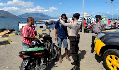 Himbau-Terapkan-Prokes-Covid-19,-Sat-Sabhara-Polres-Flotim-Lakukan-KRYD-Secara-Dialogis