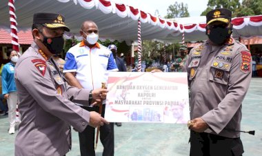 Kapolri-Serahkan-Oksigen-Generator-Bantu-Penanganan-Covid-19-di-Papua