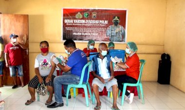 Polres-Flotim-Gelar-Vaksin-Tahap-2-di-Kelurahan-Pantai-Besar