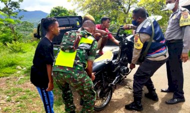 Dukung-Kebijakan-Kasat-Lantas,-Bhabinkamtibmas-Bersama-Bhabinsa-Tanjung-Bunga-Amankan-Motor-Berknalpot-Recing