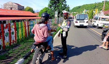Sat-Lantas-Polres-Flotim-Tertibkan-Penggunaan-Knalpot-Racing