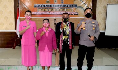 Usai-Pedang-Pora,-Polres-Flotim-Lanjut-Ramah-Tamah