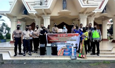 Warnai-Hari-Bhayangkara-ke-76,-Polres-Flotim-Gelar-Bakti-Religi-dan-Berikan-Bantuan-Sosial