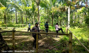 Polsek-Adobar-Bongkar-Arena-Judi-Sabung-Ayam-Dikebun-Kelapa