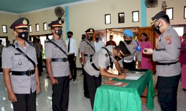 Pimpin-Sertijab,-Kapolres-:-Terima-Kasih-Buat-Pejabat-Lama-dan-Baru