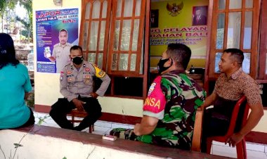 Sinergitas-3-Pilar,-Bhabinkamtibmas-Bersama-Babinsa-sambangi-kelurahan