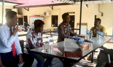 Silaturahmi-Dengan-Para-Awak-Media,-Kapolres-Flotim-Ajak-Kerjasama-Yang-Baik