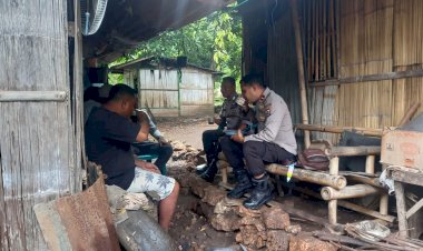LANGSUNG-DATANGI-WARGA,-JUMAT-CURHAT-KAPOLSEK-SOLOR---POLRES-FLOTIM