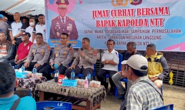 Jumat-Curhat-di-Pasar-Kasih-Naikoten-I,-Kapolda-NTT-Terima-Berbagai-Keluhan-Masyarakat