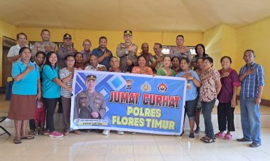 Jumat-Curhat,-Kapolres-Flotim-Tanggap-Keluhan-Gangguan-Keamanan