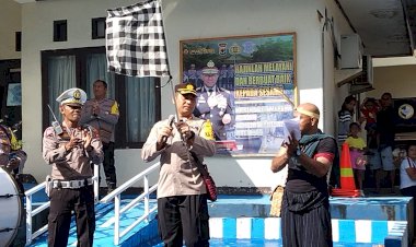 RESMI-LEPAS-PESERTA-FBN-(FESTIVAL-BALE-NAGI),-KAPOLRES-FLOTIM--MOHON-RESTU-LEWOTANA-