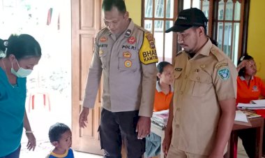 Dukung-Balita-Sehat,-Bhabinkamtibmas-Monitoring-Kegiatan-Posyandu