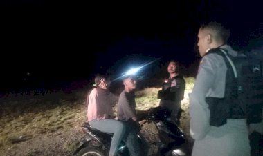 Patroli-Lampu-Biru,-Cara-Polres-Flotim-Dalam-Mencegah-Kejahatan-Malam-Hari