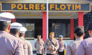Pimpin-Apel-Pagi,-Ini-Arahan-Tegas-Dari-Kapolres-Flotim
