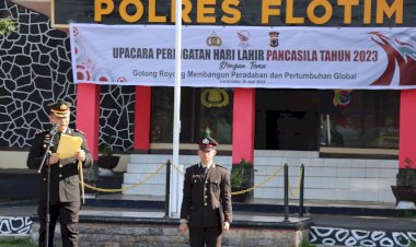 Kapolres-Flotim-Pimpin-Upacara-Peringatan-Hari-Lahir-Pancasila-tahun-2023