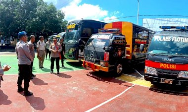 Supervisi-Bidang-Logistik-di-Polres-Flotim,-Karolog-Polda-NTT:-Cek-dan-Lengkapi