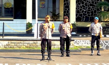 Pimpin-Apel-Pagi,-Ini-Arahan-kapolres-Flotim-kepada-Personilnya