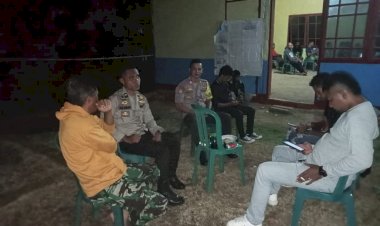 Hadir-Berikan-Keamanan,-Bhabinkamtibmas-Monitoring-Kegiatan-Kampanye-Calon-Anggota-DPRD-Flores-Timur