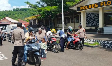 13-pelanggar-terjaring-Operasi-keselamatan-Turangga-2024-Polres-Flores-Timur-di-Hari-pertama-Operasi.