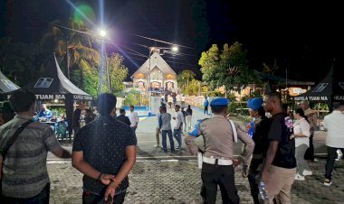 Berjalan-aman,-kegiatan-ibadah-Hari-Kamis-putih-diamankan-Personil-Operasi-Semana-Santa.