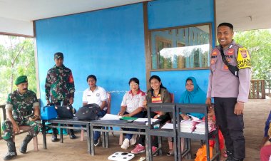 TNI-POLRI-Peduli,-Wujud-Simpatik-Memonitor-Kegiatan-Posyandu-Ibu-Hamil-Dan-Balita-Desa-Meko