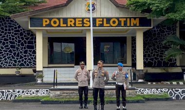 Pimpin-Apel-Pagi,-Kapolres-Flotim-Tekankan-Tugas-Pelaksanaan-Profesional-Dan-Etika-Dalam-Bertugas-Kepada-Personilnya