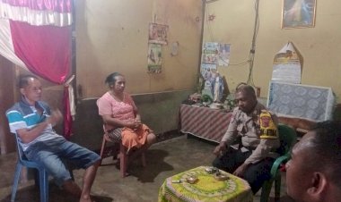 Pererat-Silaturahmi-Dengan-Warga-Binaan,Bhabinkamtibmas-Lakukan-Patroli-Sambang-Desa-Lewolaga