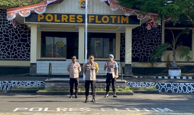 Pimpin-Apel-Pagi,-Kapolres-Flotim-Berikan-Arahan-Agar-Anggota-Tetap-Semangat-Dan-Menjaga-Kekompakkan-Saat-Bertugas