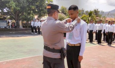 Waka-Polres-Flotim-Pimpin-Upacara-Pembukaan-Kualifikasi-Gada-Pratama-Satpam-Gelombang-XII-Tahun-2024-di-Mapolres-Flotim