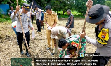 Dukung-Ketahanan-Pangan,-Polsek-Jajaran-Polres-Flores-Timur-Ikut-Serta-dalam-Penanaman-Jagung-Serentak-1-Juta-Hektar