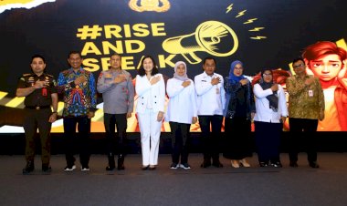Polri-Gelar-Kick-Off-Meeting-Kampanye-#RiseAndSpeak,-Dorong-Keberanian-Lapor-Kekerasan-dan-Eksploitasi