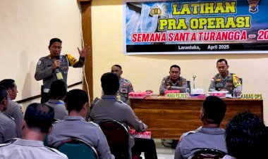 Polres-Flores-Timur-Gelar-Latihan-Pra-Operasi-Semana-Santa-Turangga-2025