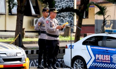 Wujudkan-Situasi-Kondusif-Jelang-Perayaan-Paskah,-Polres-Flores-Timur-Gelar-Pasukan-Operasi-