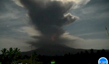 Status-Gunung-Lewotobi-Laki-Laki-Naik-ke-Level-Awas,-Polres-Flores-Timur-Himbau-Warga-untuk-Waspada