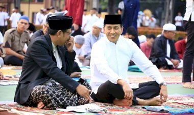 Gelar-Salat-Idul-Adha,-Jajaran-Polri-Tingkatkan-Kepedulian-Demi-Persatuan