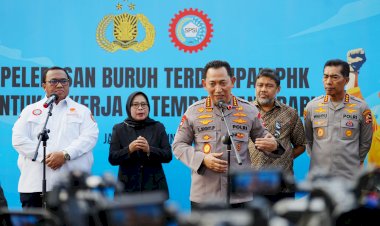 Kapolri-Lepas-700-Buruh-Terdampak-PHK-Untuk-Kembali-Bekerja,-Wujud-Kolaborasi-Selesaikan-Permasalahan-Industrial