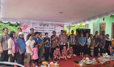 Kunjungi-Posko-Tiga-Pilar-di-Bitung,-Tim-Penilai-Pusat-Apresiasi-Kesiapan-dan-Validitas-Data