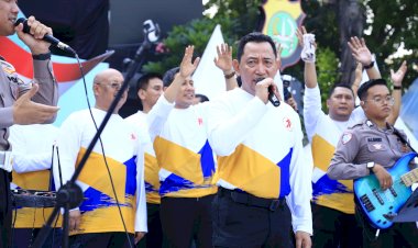 Bhayangkara-Sport-Day:-Kapolri-Bawakan-Lagu-God-bless-dan-Bon-Jovi-di-Bundaran-HI