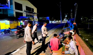 Tim-Patroli-Dalmas-Inti-Polres-Flores-Timur-Gelar-Patroli-Dialogis,-Himbau-Warga-Jaga-Kamtibmas