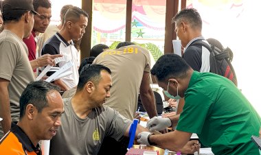 Rikkes-Berkala-Polres-Flotim:-Langkah-Nyata-Jaga-Kesiapan-Fisik-dan-Mental-Personel