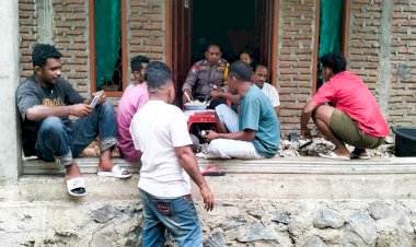 ‎Bhabinkamtibmas-Tapobali-Sambangi-Pemuda,-Ajak-Jaga-Kamtibmas-dan-Kurangi-Miras