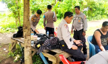 Jamin-Keamanan-Warga,-Polres-Flotim-Menempatkan-Pos-PAM-di-Kedua-Lokasi-yang-Bertikai